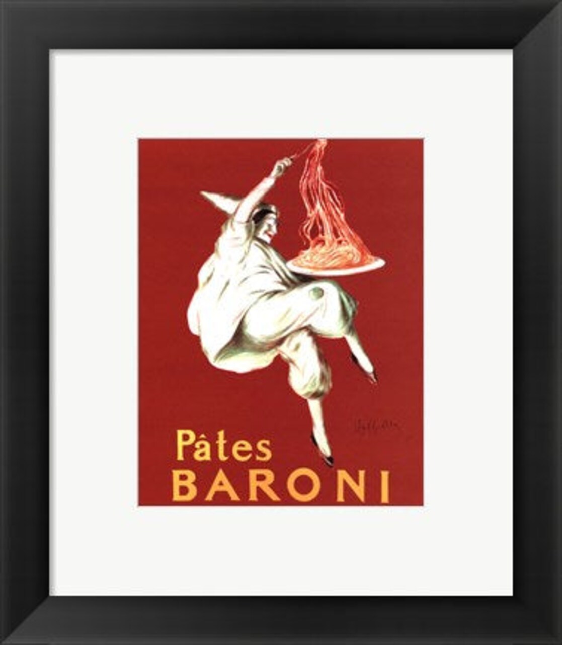 Framed Art Pates Baroni by Leonetto Cappiello Wall Decor 18x24 Artwork